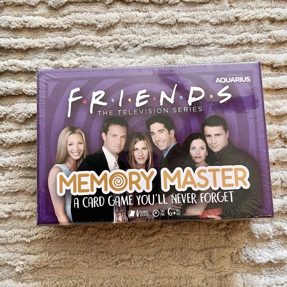 FRIENDS THE TELEVISION SERIES MEMORY MASTER CARD GAME New In Box NIB Sealed